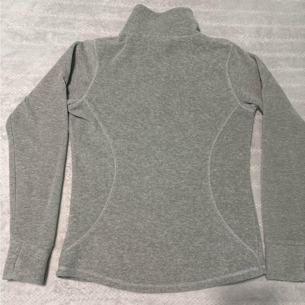 Women’s EVERLAST 1/2 Zip Fleece Pullover Shirt Size Large Gray - Picture 2 of 6